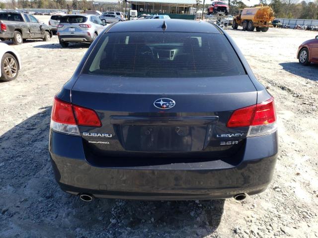 4S3BMDL67C2026303 - 2012 SUBARU LEGACY 3.6R LIMITED BLUE photo 6