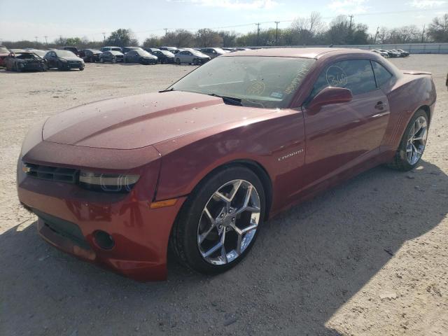 2G1FE1E3XE9151826 - 2014 CHEVROLET CAMARO LS MAROON photo 1