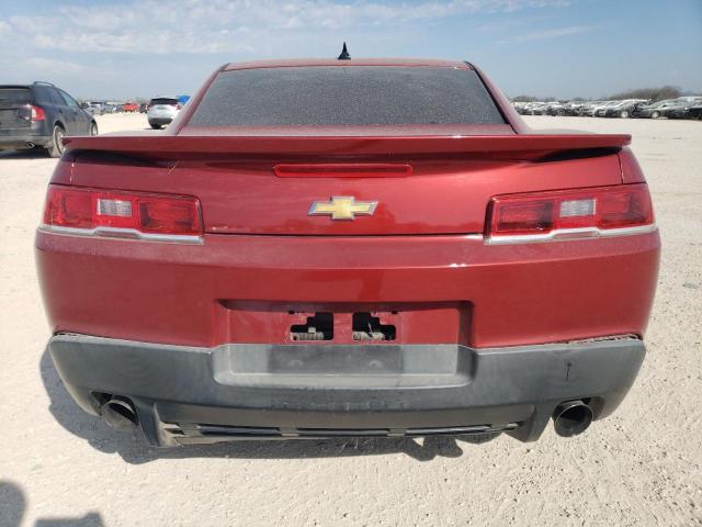 2G1FE1E3XE9151826 - 2014 CHEVROLET CAMARO LS MAROON photo 6