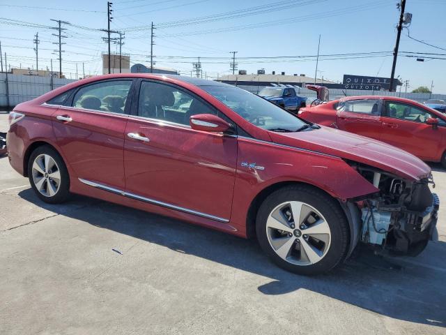 KMHEC4A4XCA026749 - 2012 HYUNDAI SONATA HYBRID RED photo 4