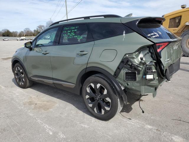 5XYK6CDF6RG167249 - 2024 KIA SPORTAGE X LINE GREEN photo 2