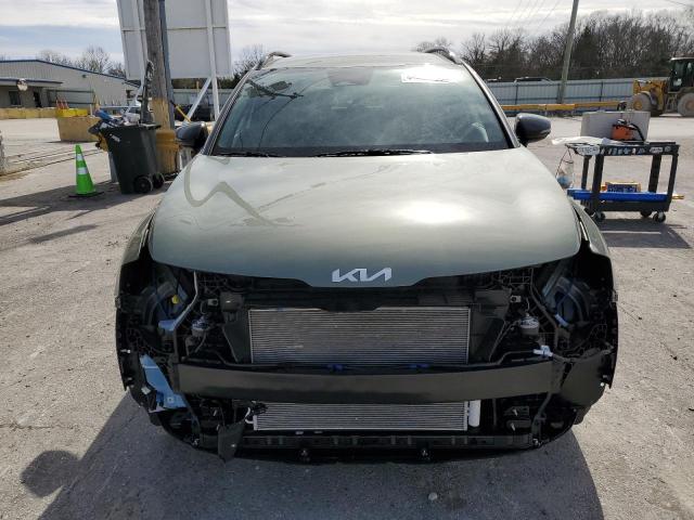 5XYK6CDF6RG167249 - 2024 KIA SPORTAGE X LINE GREEN photo 5