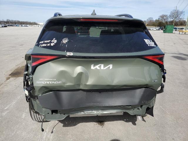 5XYK6CDF6RG167249 - 2024 KIA SPORTAGE X LINE GREEN photo 6