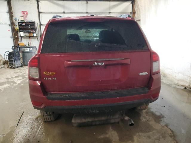 1C4NJDEB3GD552745 - 2016 JEEP COMPASS LATITUDE RED photo 6