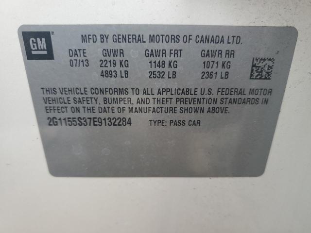 2G1155S37E9132284 - 2014 CHEVROLET IMPALA LTZ WHITE photo 12