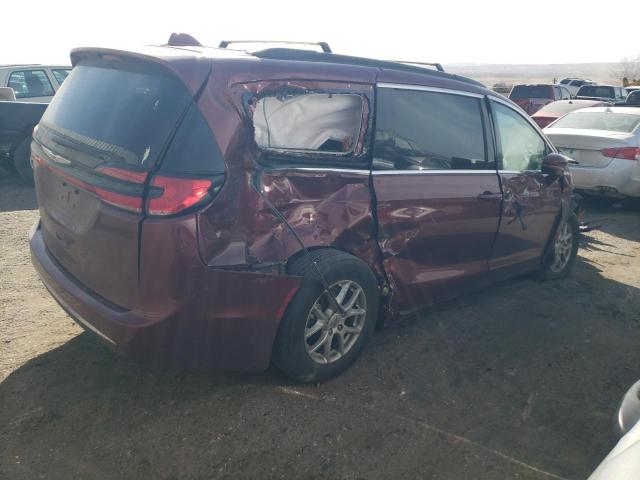 2C4RC1BG8NR197138 - 2022 CHRYSLER PACIFICA TOURING L MAROON photo 3
