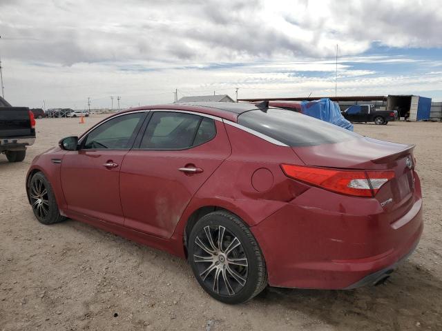 5XXGR4A60CG064573 - 2012 KIA OPTIMA SX RED photo 2