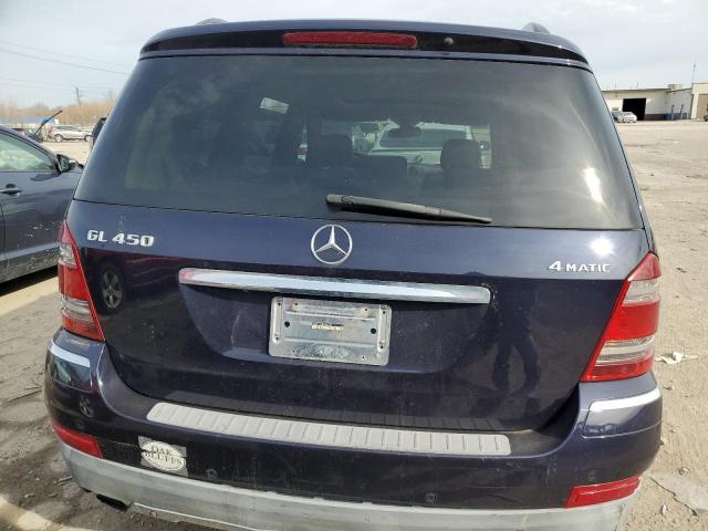 4JGBF71E38A348130 - 2008 MERCEDES-BENZ GL 450 4MATIC BLUE photo 6