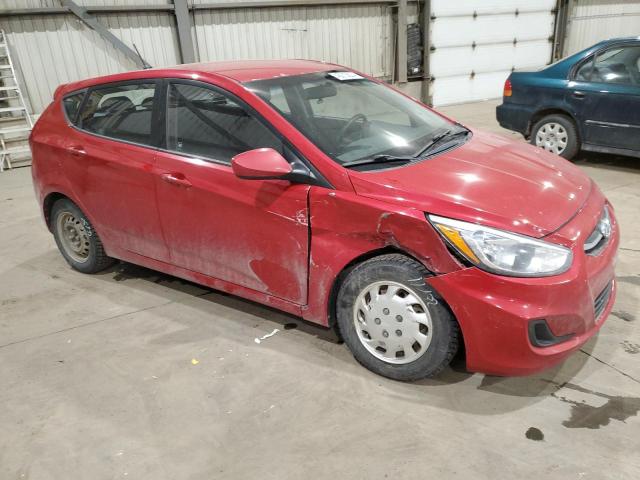 KMHCT5AEXFU229195 - 2015 HYUNDAI ACCENT GS RED photo 4