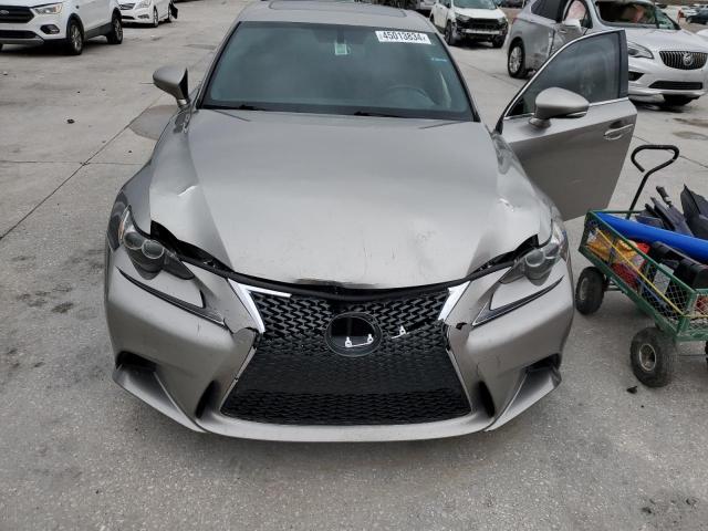 JTHBE1D23F5017655 - 2015 LEXUS IS 350 BROWN photo 11