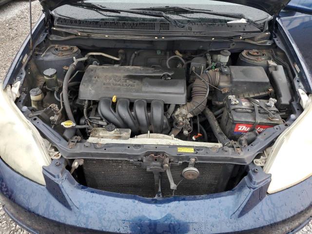 2T1KR32E73C054091 - 2003 TOYOTA COROLLA MA XR BLUE photo 11