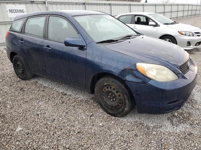 2T1KR32E73C054091 - 2003 TOYOTA COROLLA MA XR BLUE photo 4