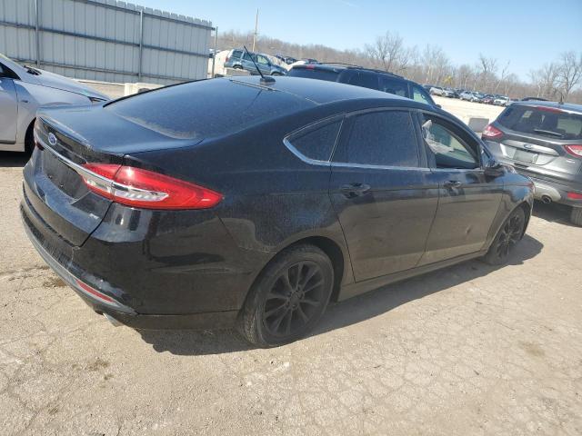 3FA6P0H78HR171541 - 2017 FORD FUSION SE BLACK photo 3