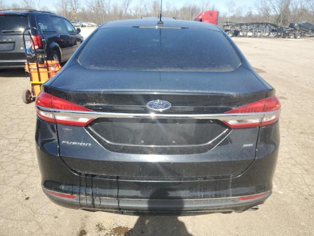 3FA6P0H78HR171541 - 2017 FORD FUSION SE BLACK photo 6