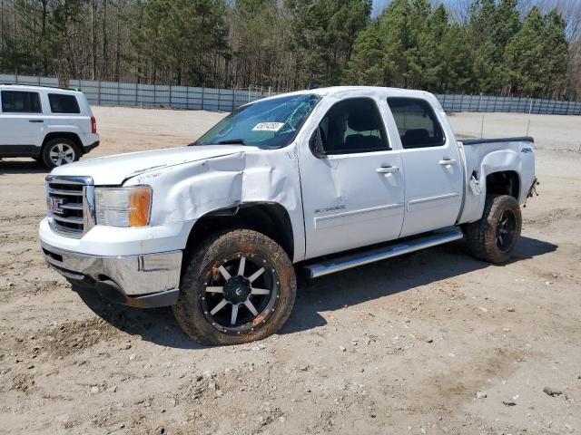 3GTP2VE77CG132796 - 2012 GMC SIERRA K1500 SLE WHITE photo 1