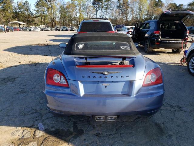 1C3AN65L65X050044 - 2005 CHRYSLER CROSSFIRE LIMITED BLUE photo 6