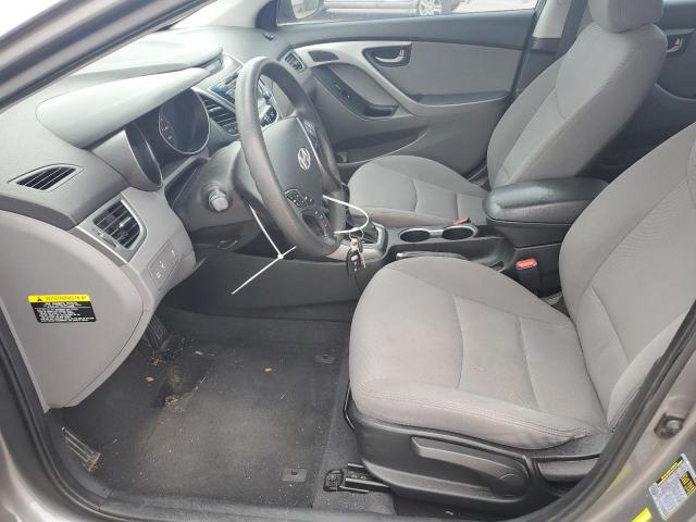 5NPDH4AE7EH502901 - 2014 HYUNDAI ELANTRA SE GRAY photo 7