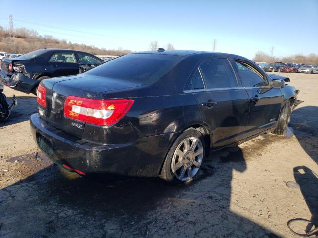 3LNHM26T97R629637 - 2007 LINCOLN MKZ BLACK photo 3