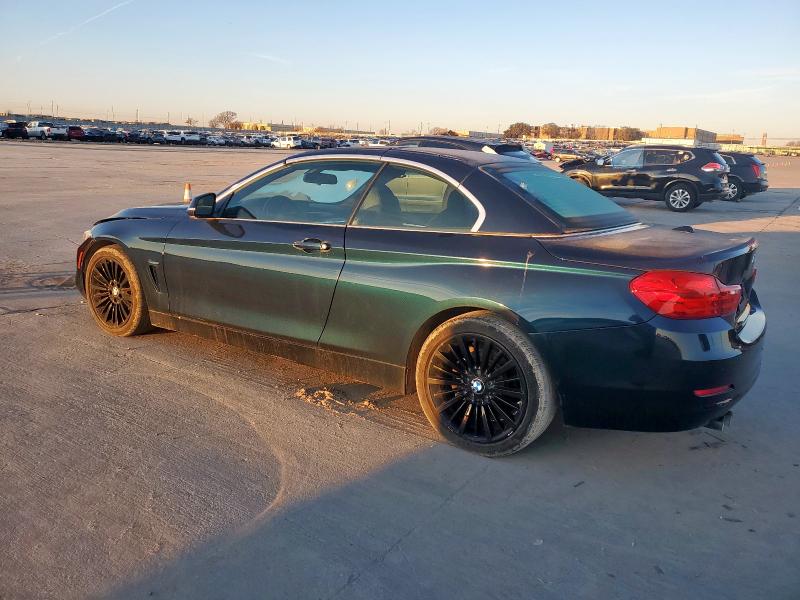 WBA3V7C56G5A26209 - 2016 BMW 428 I SULEV BLUE photo 2