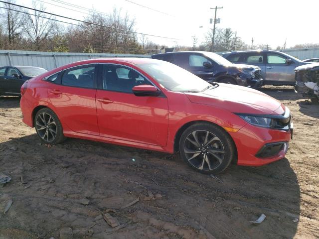 2HGFC2F86LH516116 - 2020 HONDA CIVIC SPORT 红色 照片 4