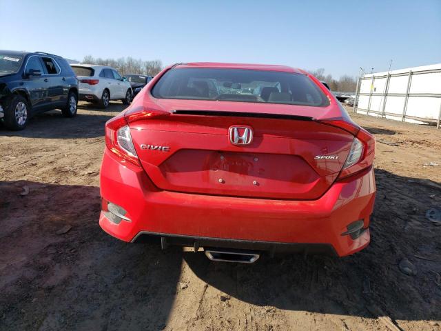 2HGFC2F86LH516116 - 2020 HONDA CIVIC SPORT 红色 照片 6