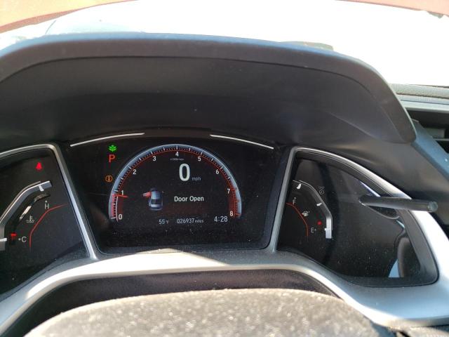 2HGFC2F86LH516116 - 2020 HONDA CIVIC SPORT 红色 照片 9