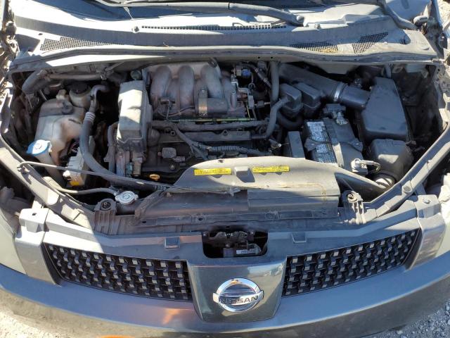 5N1BV28U16N101973 - 2006 NISSAN QUEST S GRAY photo 12