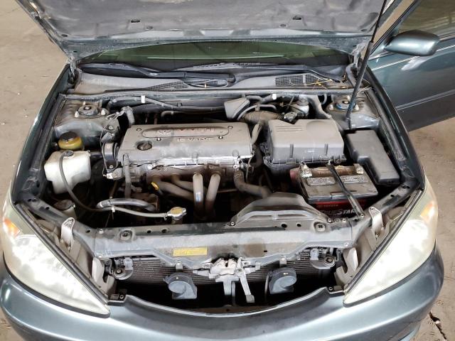 4T1BE32K02U632756 - 2002 TOYOTA CAMRY LE GREEN photo 11