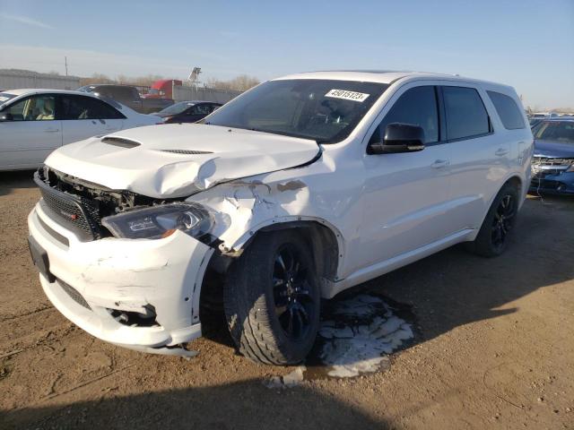 1C4SDJCT9KC676182 - 2019 DODGE DURANGO R/T WHITE photo 1