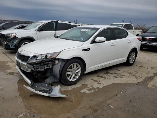 KNAGM4A71D5363483 - 2013 KIA OPTIMA LX WHITE photo 1