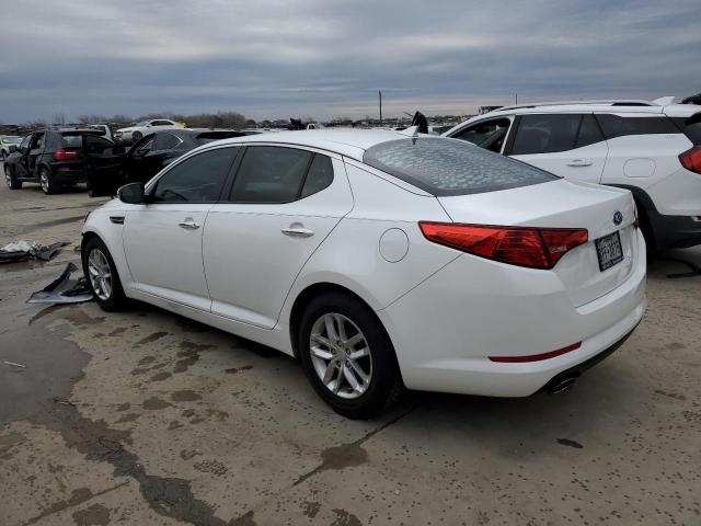 KNAGM4A71D5363483 - 2013 KIA OPTIMA LX WHITE photo 2