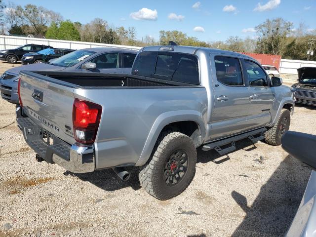 3TMAZ5CN2NM189432 - 2022 TOYOTA TACOMA DOUBLE CAB SILVER photo 3