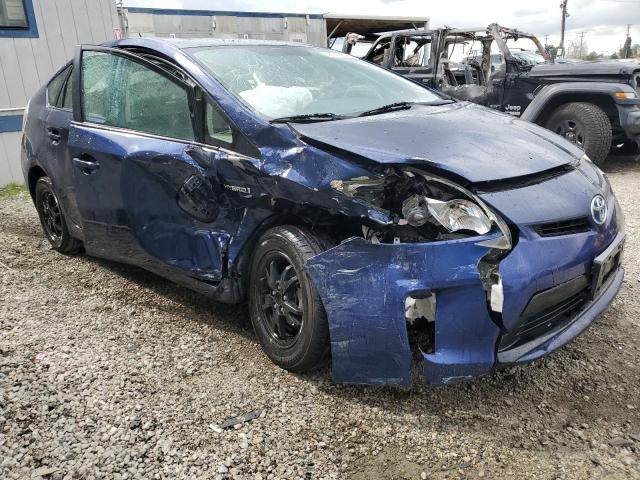 JTDKN3DU9D1693451 - 2013 TOYOTA PRIUS BLUE photo 4