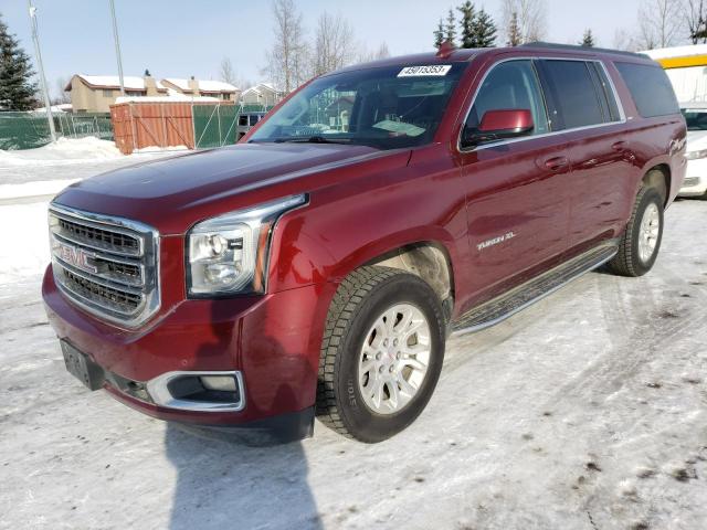 1GKS2GKC2HR192942 - 2017 GMC YUKON XL K1500 SLT RED photo 1