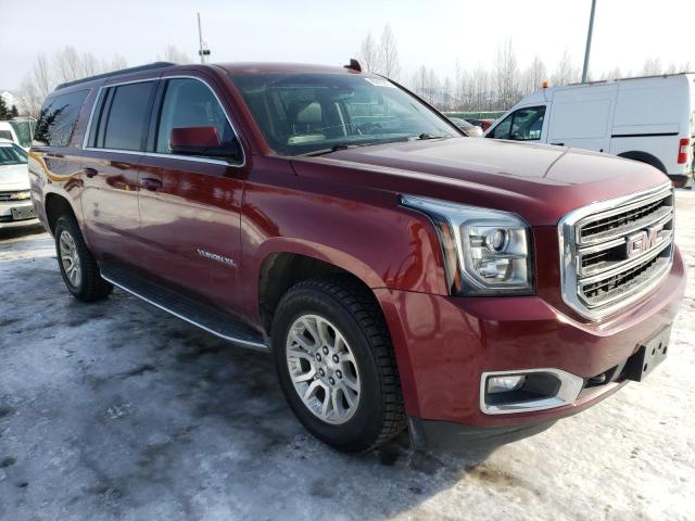 1GKS2GKC2HR192942 - 2017 GMC YUKON XL K1500 SLT RED photo 4