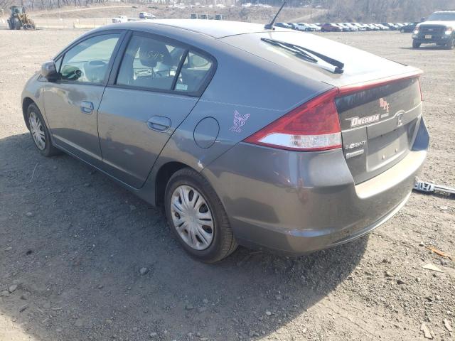 JHMZE2H36BS003364 - 2011 HONDA INSIGHT GRAY photo 2