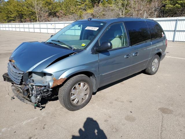 2C4GP64L15R505950 - 2005 CHRYSLER TOWN & COU LIMITED GREEN photo 1