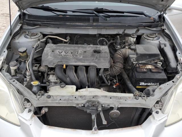 2T1KR32E96C614648 - 2006 TOYOTA COROLLA MA XR SILVER photo 11