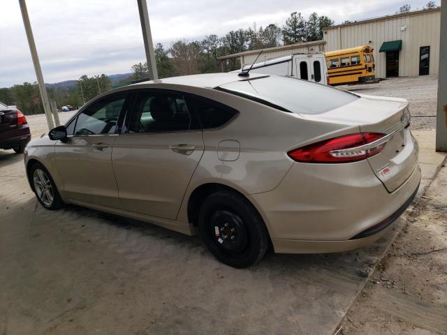 3FA6P0H71JR194682 - 2018 FORD FUSION SE BEIGE photo 2