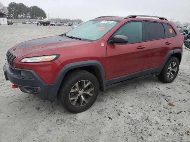 1C4PJMBS9GW337677 - 2016 JEEP CHEROKEE TRAILHAWK BURGUNDY photo 1