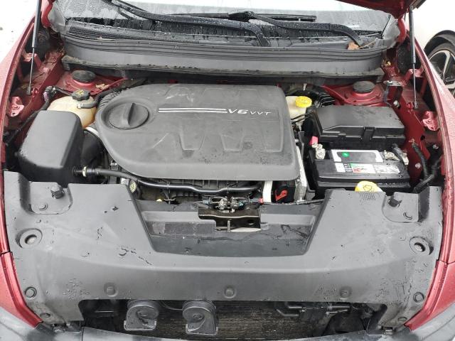 1C4PJMBS9GW337677 - 2016 JEEP CHEROKEE TRAILHAWK BURGUNDY photo 12