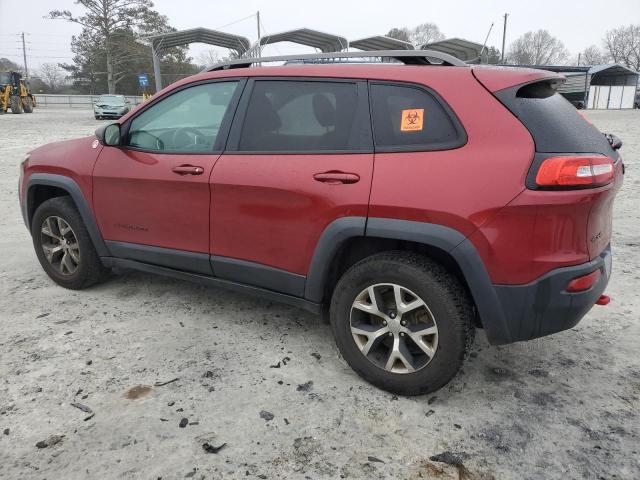 1C4PJMBS9GW337677 - 2016 JEEP CHEROKEE TRAILHAWK BURGUNDY photo 2