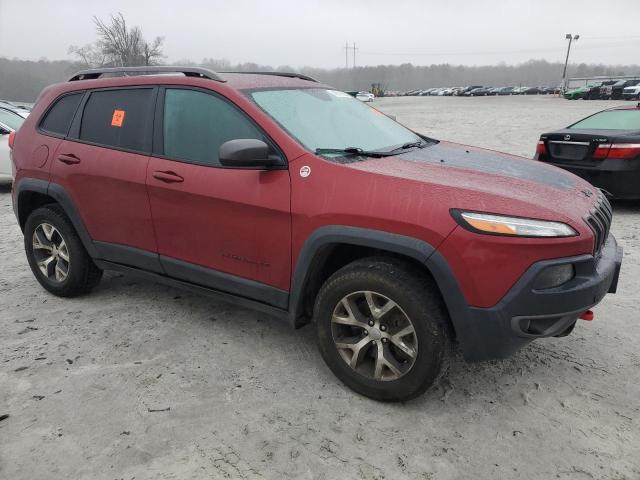 1C4PJMBS9GW337677 - 2016 JEEP CHEROKEE TRAILHAWK BURGUNDY photo 4
