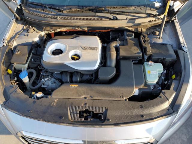 KMHE34L12GA019979 - 2016 HYUNDAI SONATA HYBRID SILVER photo 11