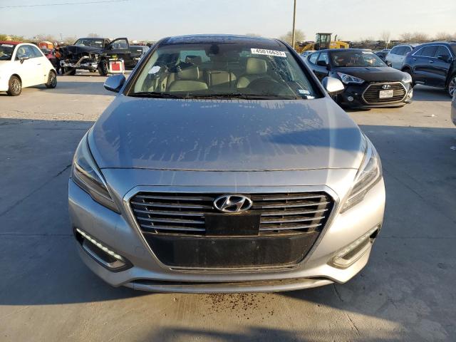 KMHE34L12GA019979 - 2016 HYUNDAI SONATA HYBRID SILVER photo 5