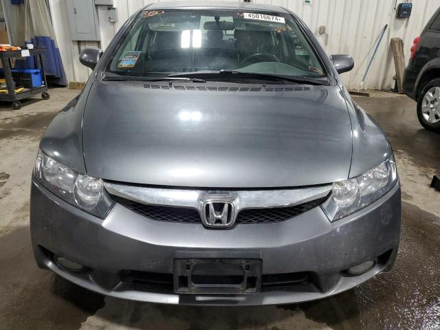 19XFA1E68BE012451 - 2011 HONDA CIVIC LX-S Մոխրագույն լուսանկար 5