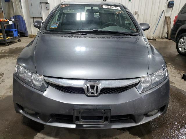 19XFA1E68BE012451 - 2011 HONDA CIVIC LX-S GRAY photo 5