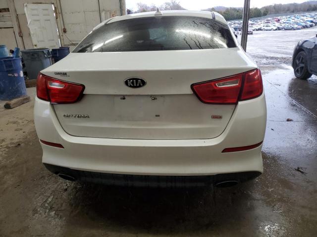 5XXGM4A74FG499821 - 2015 KIA OPTIMA LX WHITE photo 6