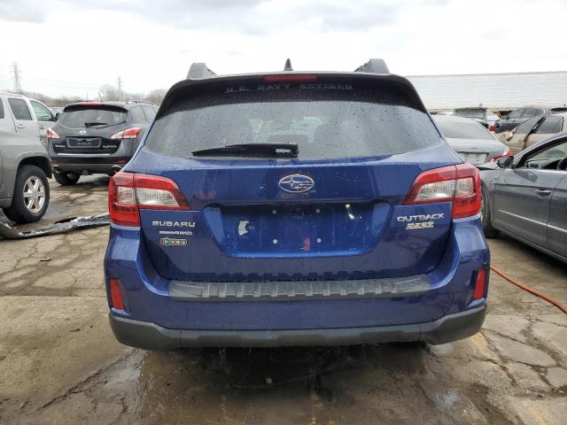 4S4BSAHC5H3381180 - 2017 SUBARU OUTBACK 2.5I PREMIUM BLUE photo 6