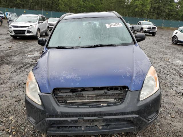 JHLRD78432C070379 - 2002 HONDA CR-V LX BLUE photo 5